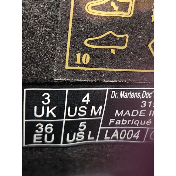 Dr. Martens Bex Heart P O Boot Womens 5 Pale Pink and Black EU 36 Core Bex Kids - Picture 9 of 10